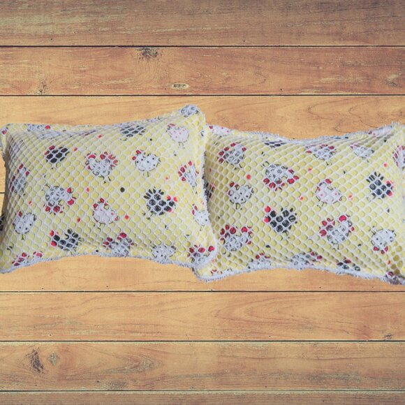 Reusable, Washable Sponge, Chicken Dish Scrubby, Set Of 2 - Picture 4 of 4